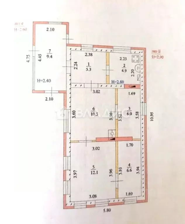 Дом в Краснодарский край, Ейск ул. Богдана Хмельницкого (55 м) - Фото 2