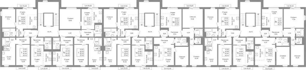 2-к кв. Челябинская область, Челябинск Никс Лайн на Ярославской жилой ... - Фото 2