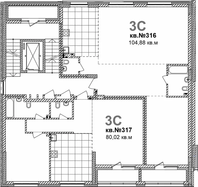 3-к кв. Новосибирская область, Новосибирск Садовая ул., 17 (104.88 м) - Фото 1