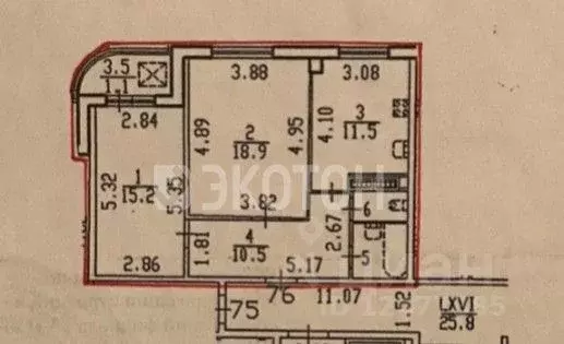 2-к кв. Санкт-Петербург Малая Бухарестская ул., 10к2 (60.7 м) - Фото 1