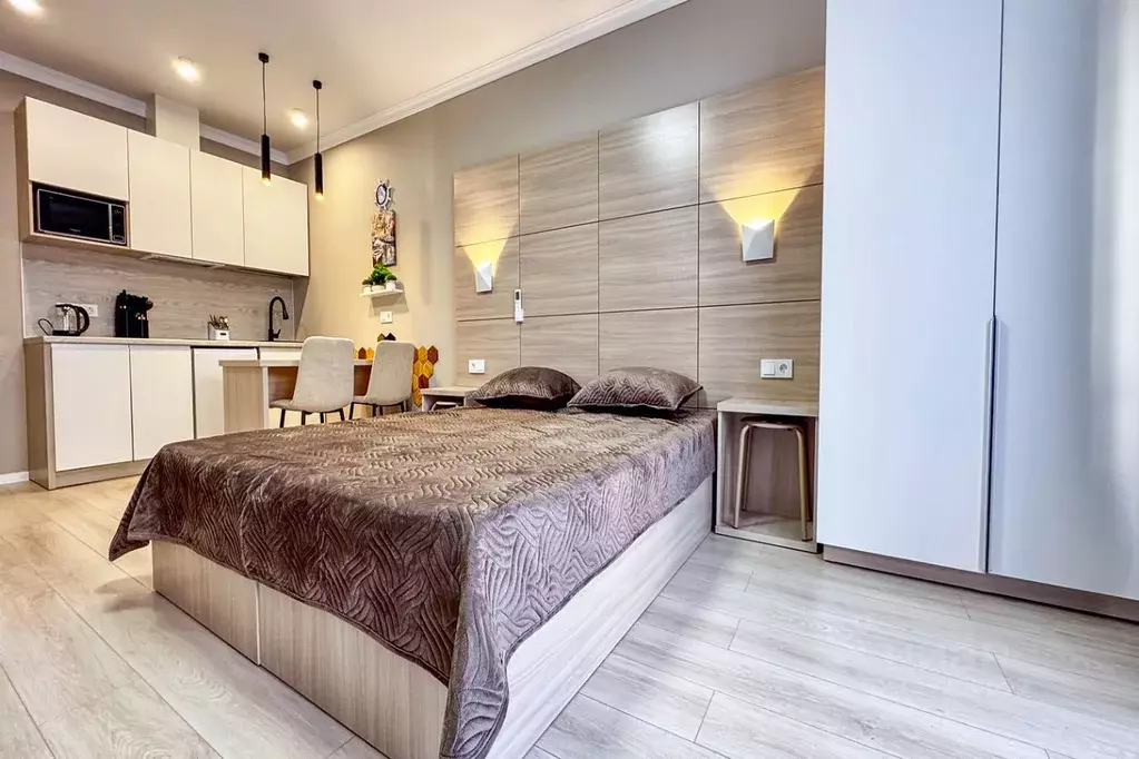 Студия Крым, Феодосия наб. Черноморская, 1К (30.0 м) - Фото 2