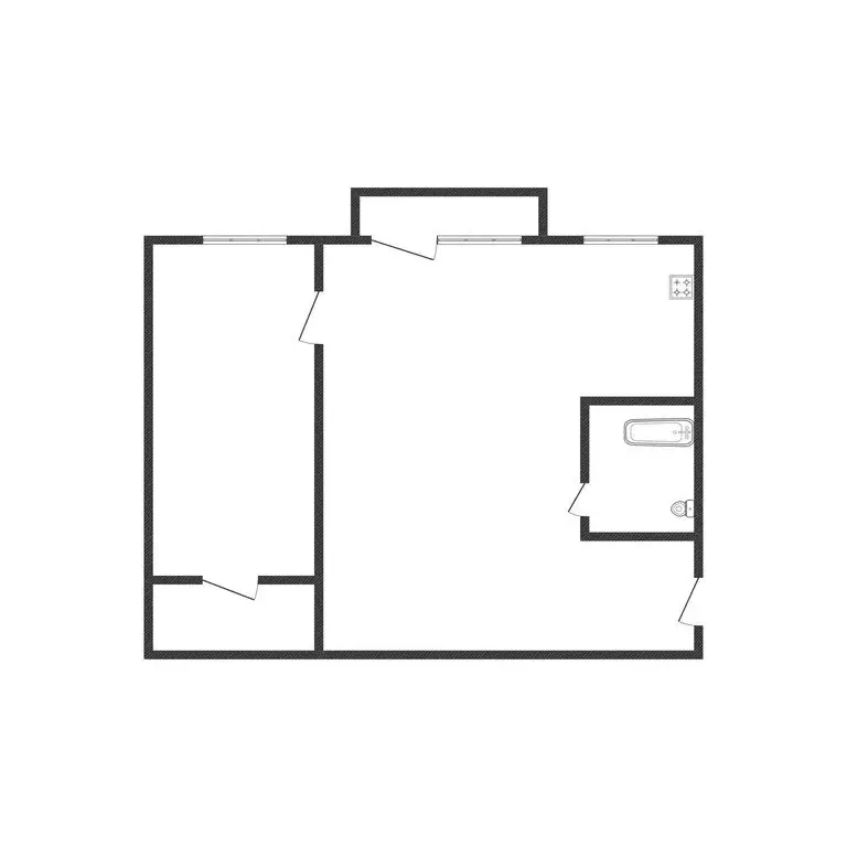 2-комнатная квартира: Ангарск, 94-й квартал, 27 (44.9 м) - Фото 1
