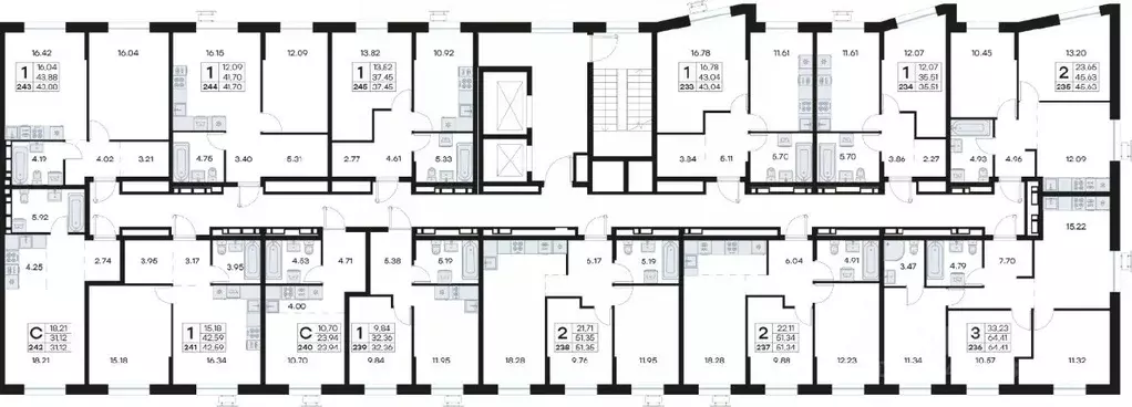 1-к кв. Приморский край, Владивосток Катерная ул., 31/2 (41.7 м) - Фото 2