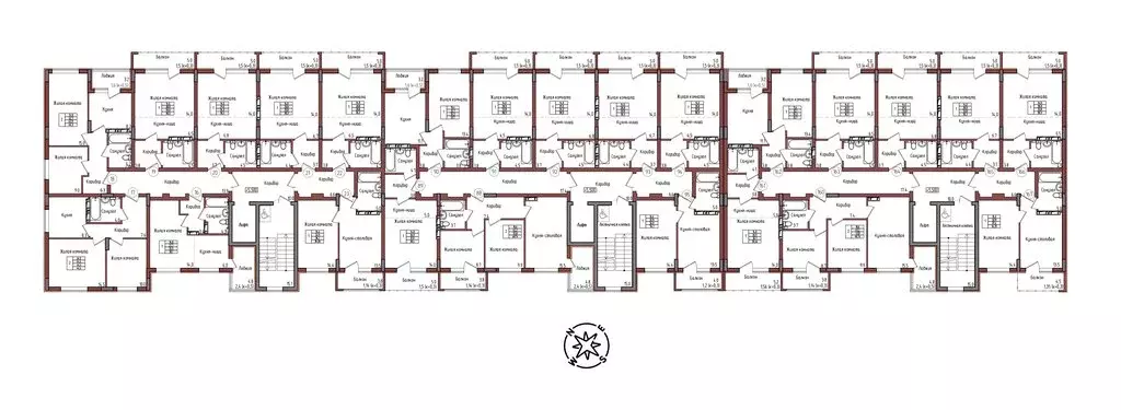 1-комнатная квартира: Калининград, Центральный район (34.25 м) - Фото 1