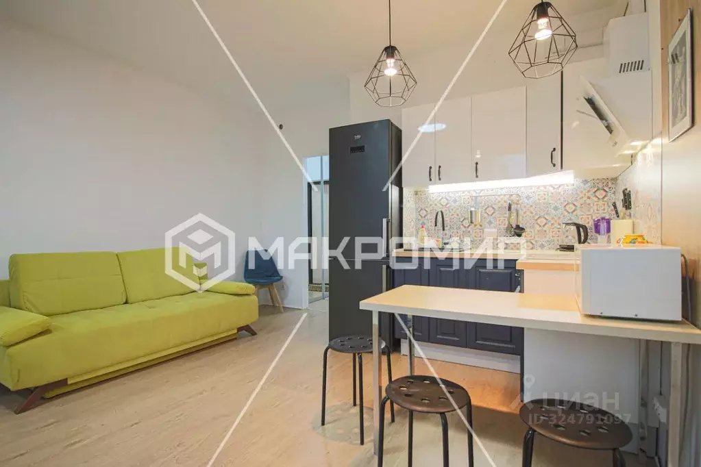 Студия Санкт-Петербург Комендантский просп., 66к1 (28.0 м) - Фото 1