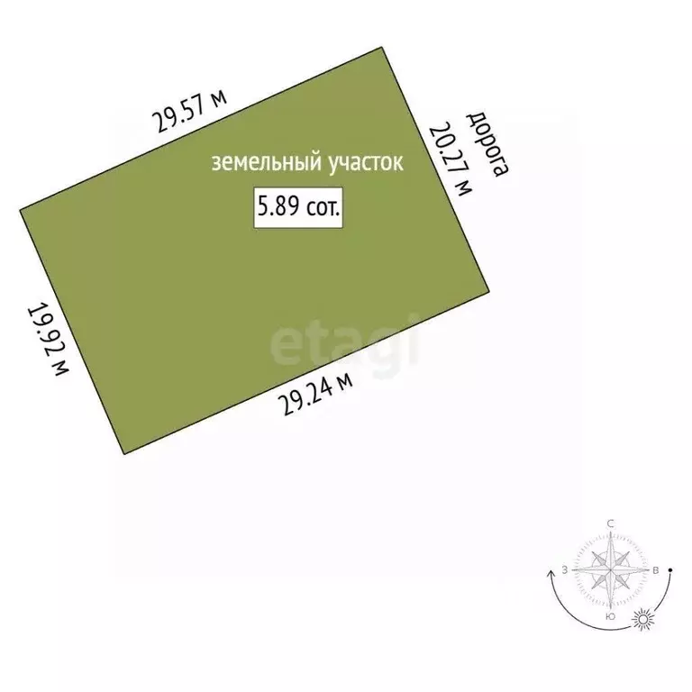 Участок в Крым, Судак муниципальный округ, с. Миндальное, Солнечная ... - Фото 2