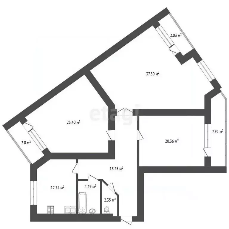 3-к кв. Калининградская область, Калининград ул. Глинки, 1 (130.0 м) - Фото 1