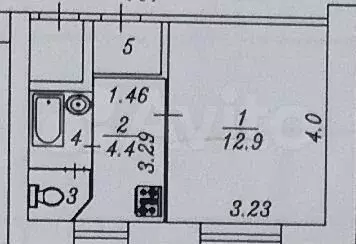 1-к. квартира, 22,4 м, 7/9 эт. - Фото 0