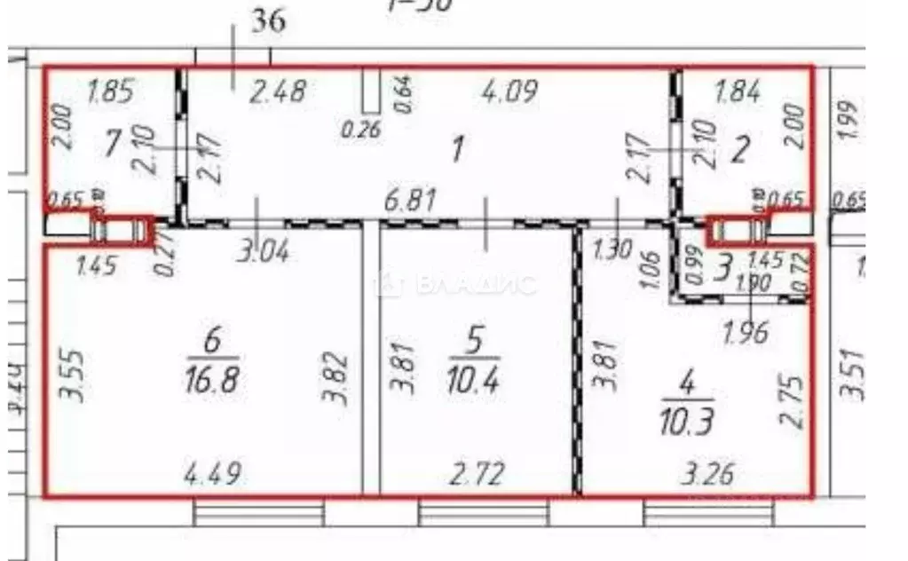 2-к кв. Московская область, Ленинский городской округ, д. Сапроново ... - Фото 2