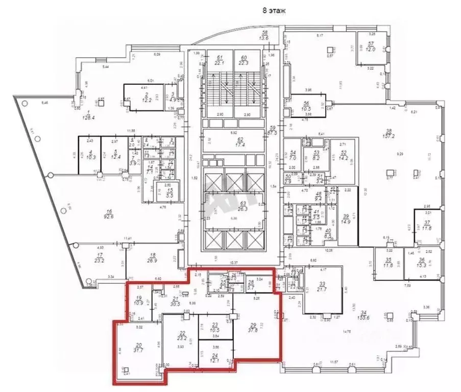 Помещение свободного назначения в Москва Ленинский просп., 15А (194 м) - Фото 2