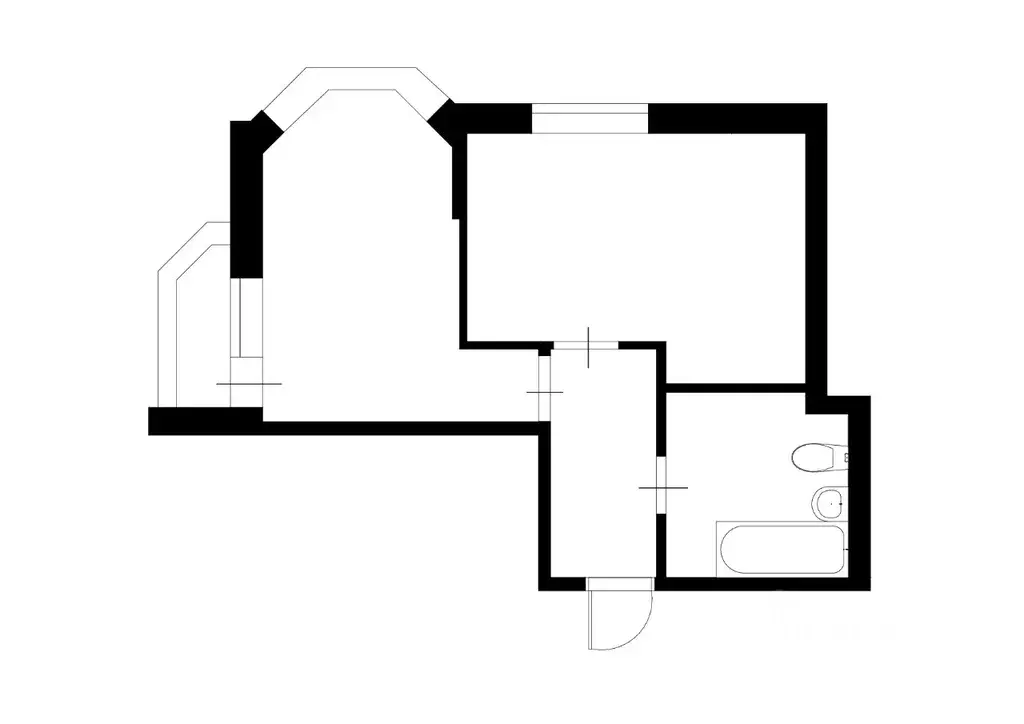 1-к кв. Санкт-Петербург пос. Парголово, ул. Николая Рубцова, 5 (40.0 ... - Фото 2