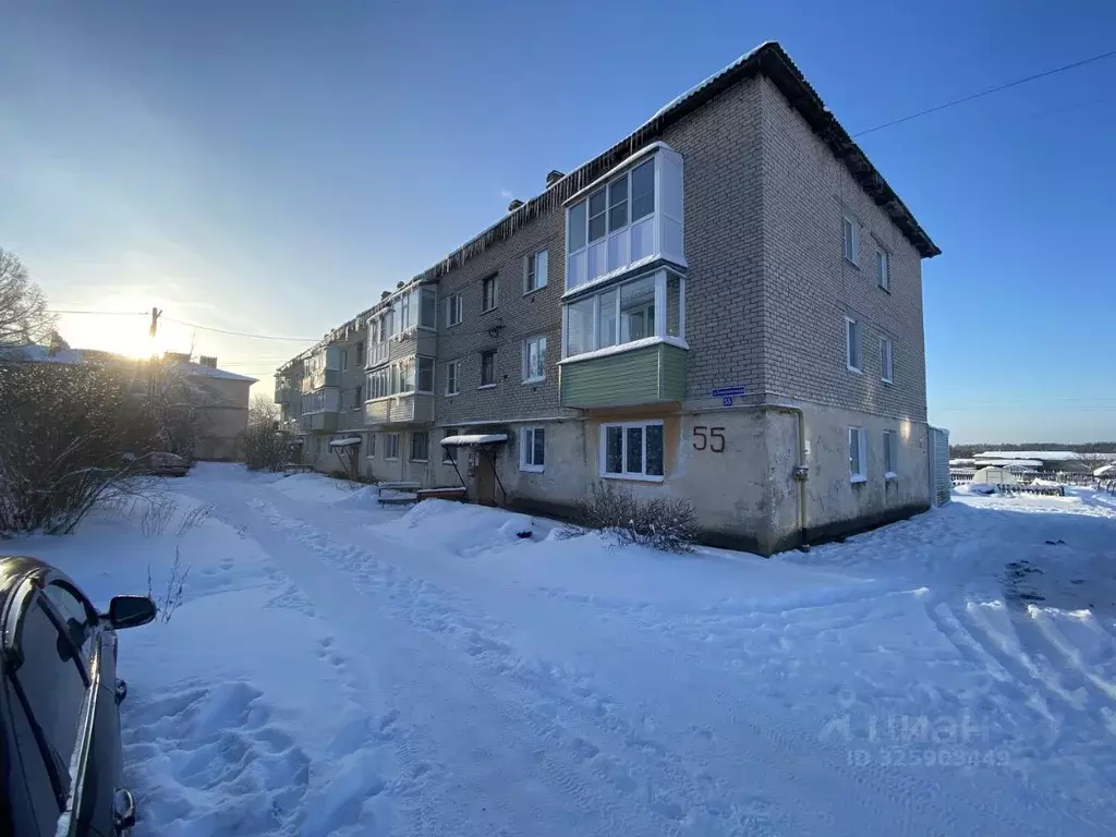 2-к кв. Вологодская область, Грязовец Коммунистическая ул., 55 (46.6 ... - Фото 1