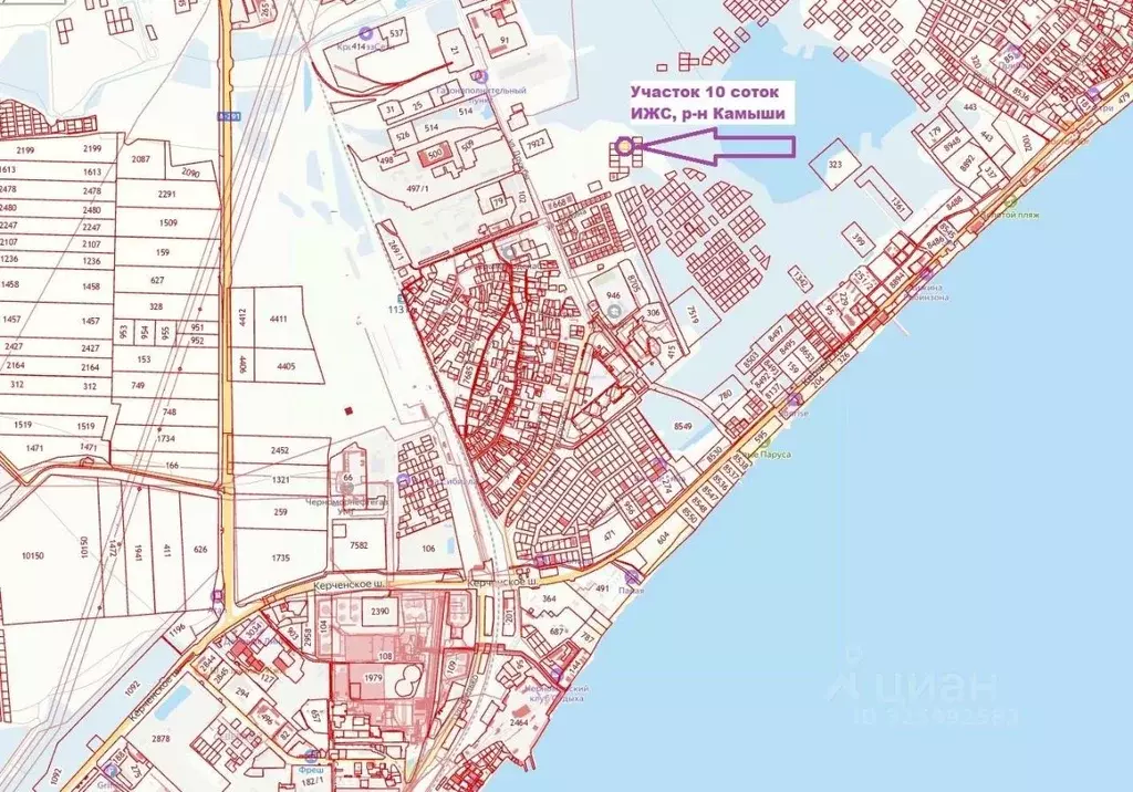 Участок в Крым, Феодосия пер. Семиренко (10.0 сот.) - Фото 2