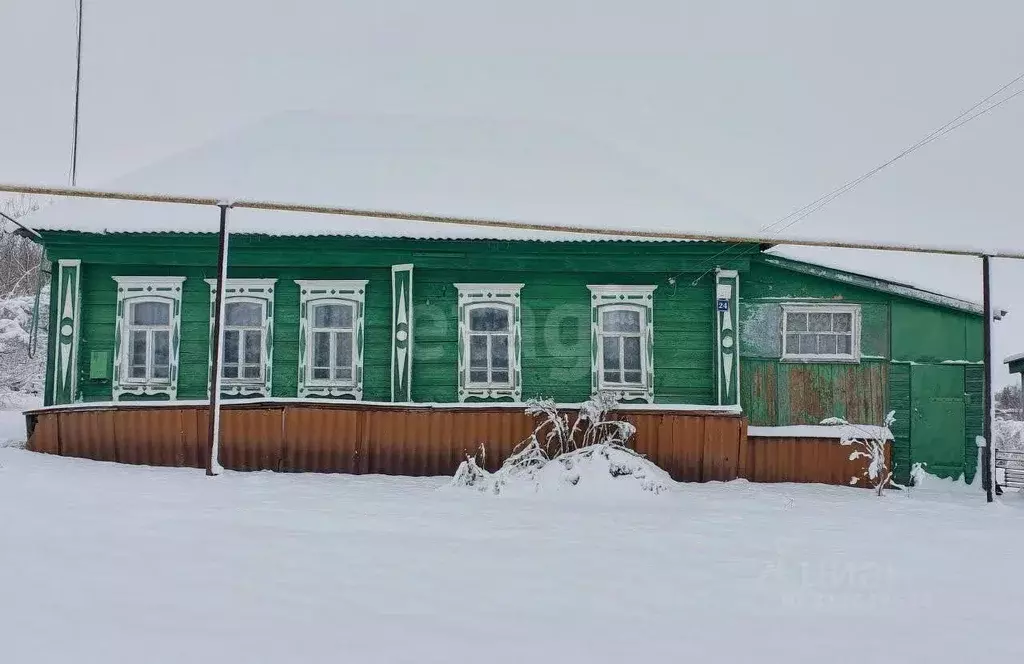Дом в Мордовия, Старошайговский район, Мельцанское с/пос, с. Мельцаны ... - Фото 0