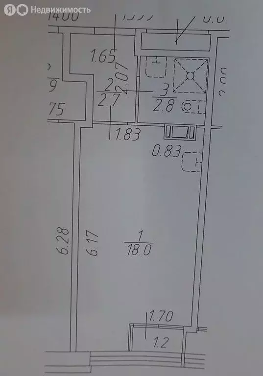 Квартира-студия: Санкт-Петербург, Планерная улица, 87к1 (23 м) - Фото 0
