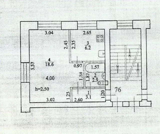 2-к кв. Амурская область, Благовещенск Релочный пер., 9 (30.8 м) - Фото 2