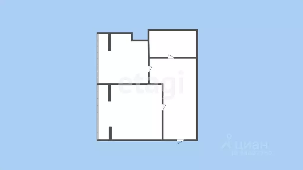 1-к кв. Карачаево-Черкесия, Черкесск Октябрьская ул., 325Б (44.3 м) - Фото 1