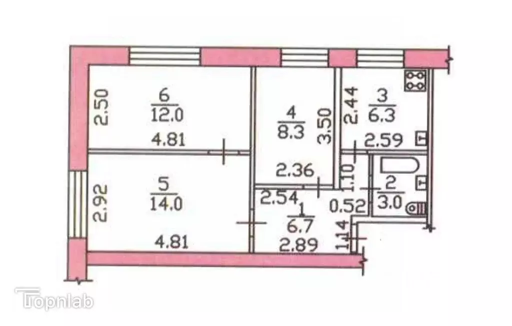 3-к кв. Орловская область, Орловский район, Знаменка пгт Школьная ул. ... - Фото 2