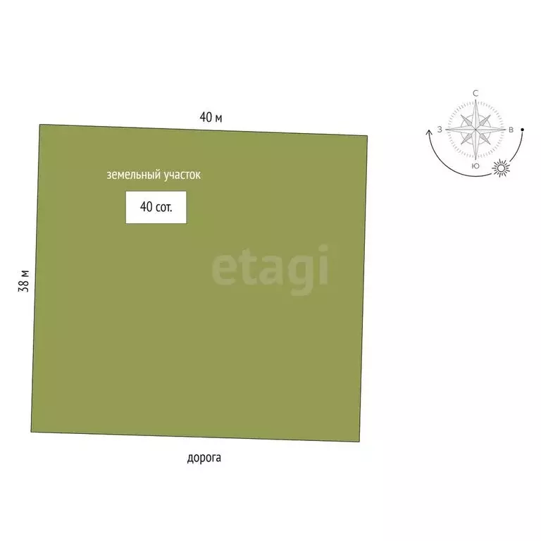 Участок в округ Муром, деревня Старое Ратово (40 м) - Фото 0