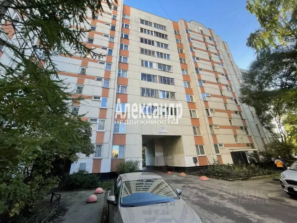 1-к кв. Санкт-Петербург ул. Савушкина, 130К1 (36.8 м) - Фото 2