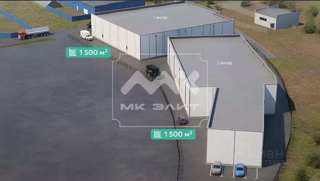 Склад в Ленинградская область, Всеволожский район, д. Новое Девяткино ... - Фото 1