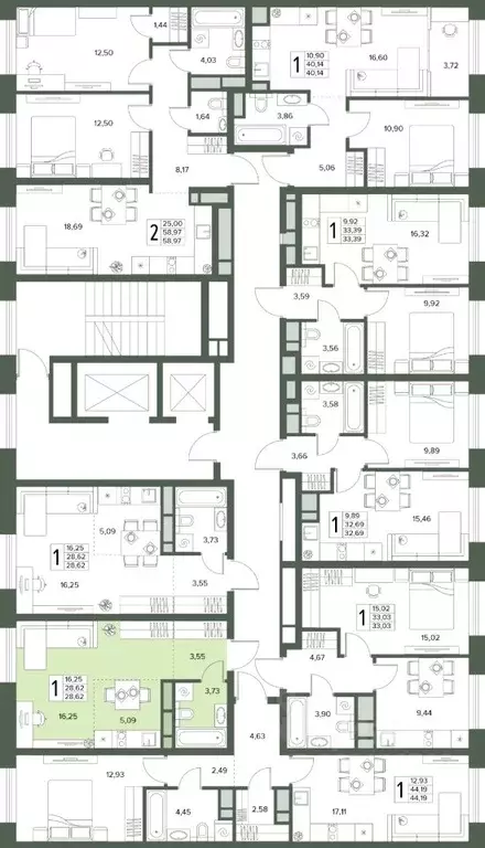 Студия Московская область, Серпухов  (28.62 м) - Фото 2