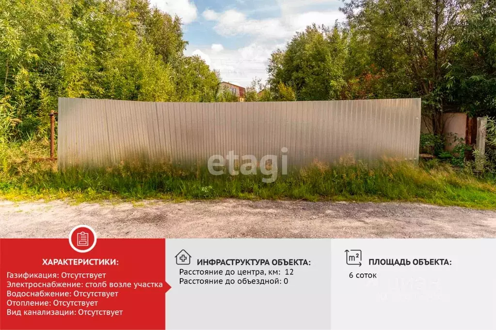 Участок в Ханты-Мансийский АО, Сургут Энергетик-2 СТ, ул. 10-я (6.0 ... - Фото 0