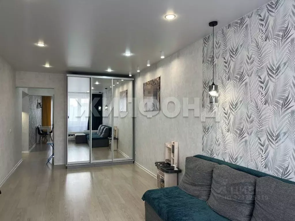 1-к кв. Новосибирская область, Новосибирск ул. Забалуева, 96 (47.5 м) - Фото 2