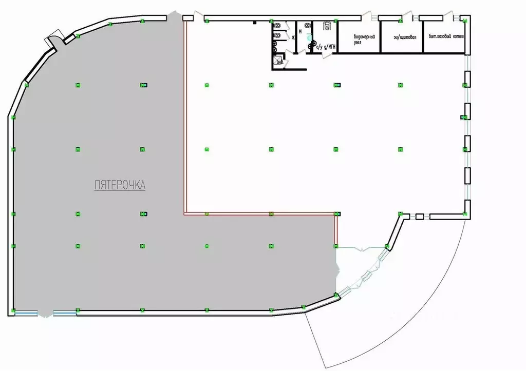 Помещение свободного назначения в Ленинградская область, Гатчина ул. ... - Фото 1