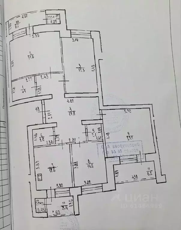 4-к кв. Башкортостан, Уфа ул. Мингажева, 59 (119.4 м) - Фото 2