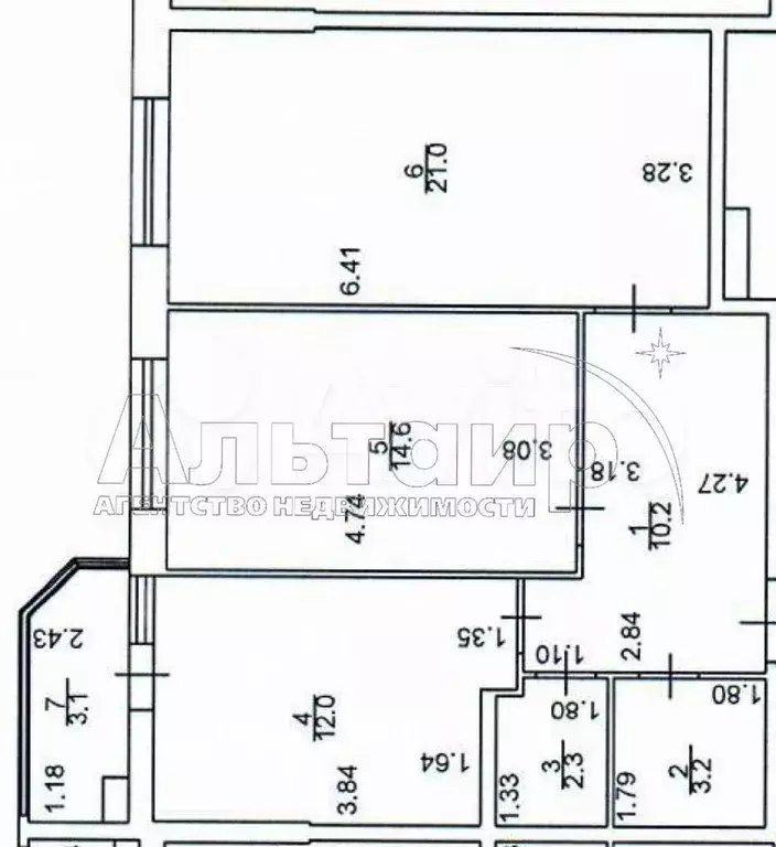2-к. квартира, 65 м, 1/24 эт. - Фото 0
