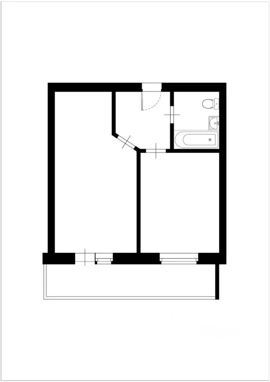 1-к кв. Татарстан, Казань ул. Разведчика Ахмерова, 9 (38.0 м) - Фото 2