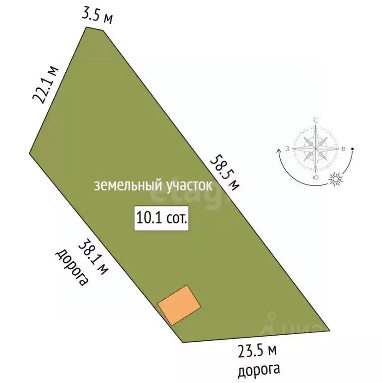 Участок в Севастополь Балаклавский муниципальный округ, Родник ТСН, ... - Фото 2