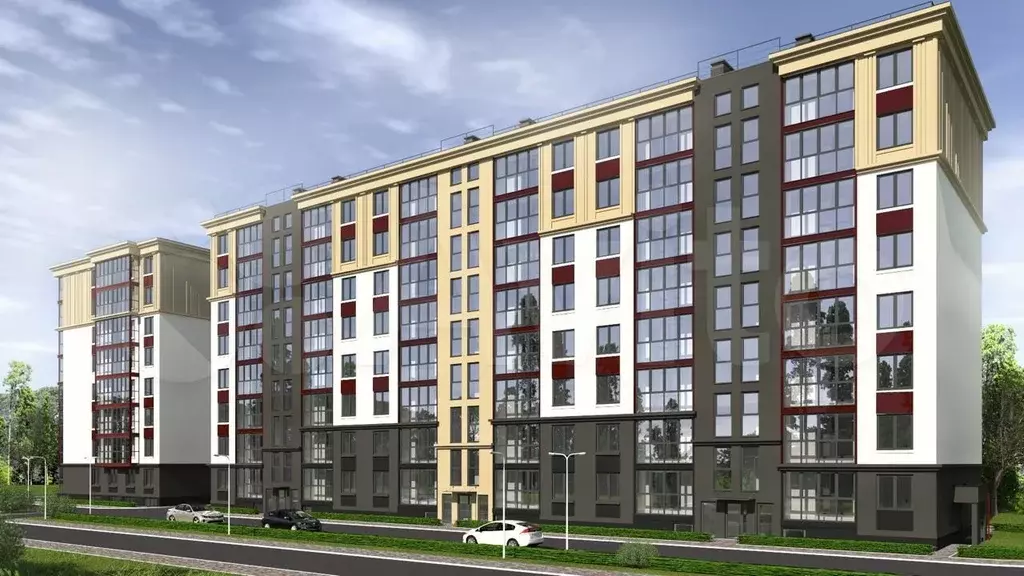2-к. квартира, 63,5 м, 5/8 эт. - Фото 0