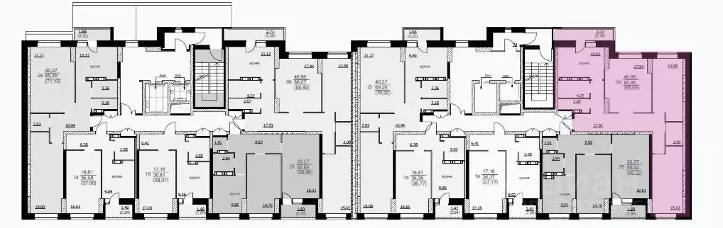 3-к кв. Ярославская область, Ярославль Красноборская ул., 38к2 (88.59 ... - Фото 2