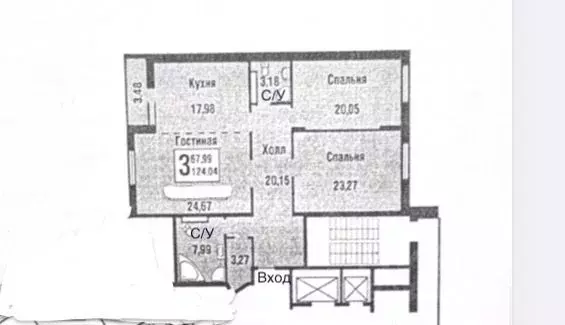 3-к кв. Москва ул. Татьянин Парк, 16к3 (124.0 м) - Фото 1