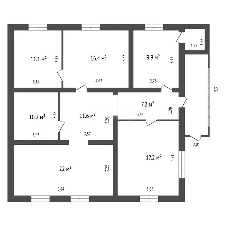 4-комнатная квартира: Тайшет, Горная улица, 132 (108 м) - Фото 1