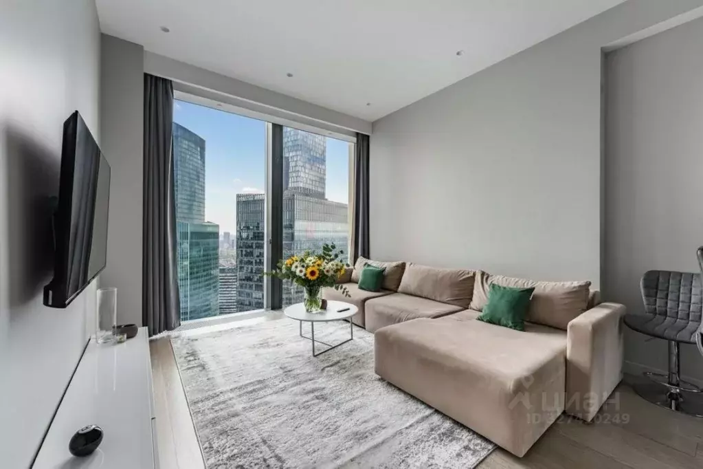 2-к кв. Москва 1-й Красногвардейский проезд, 22с2 (75.0 м) - Фото 1