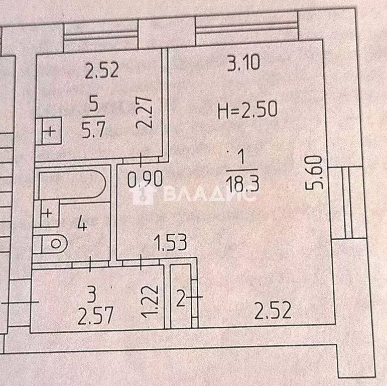 1-к кв. Пермский край, Пермь ул. Льва Шатрова, 24 (31.0 м) - Фото 2