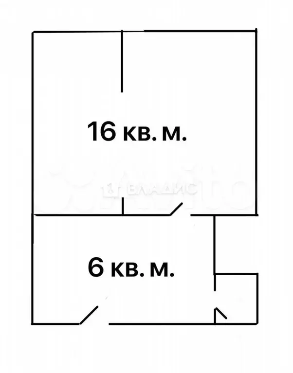 1-к. квартира, 24 м, 2/5 эт. - Фото 0