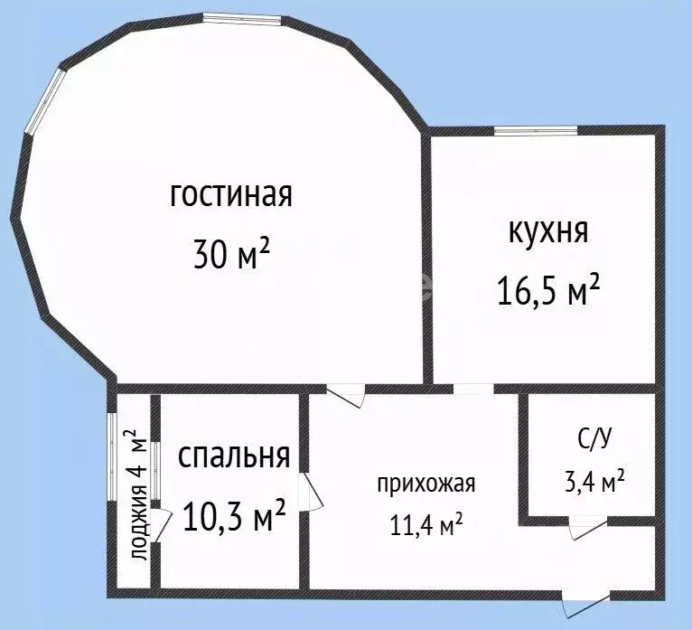 2-к кв. Дагестан, Махачкала ул. Декоративная, 18Г (76.2 м) - Фото 2
