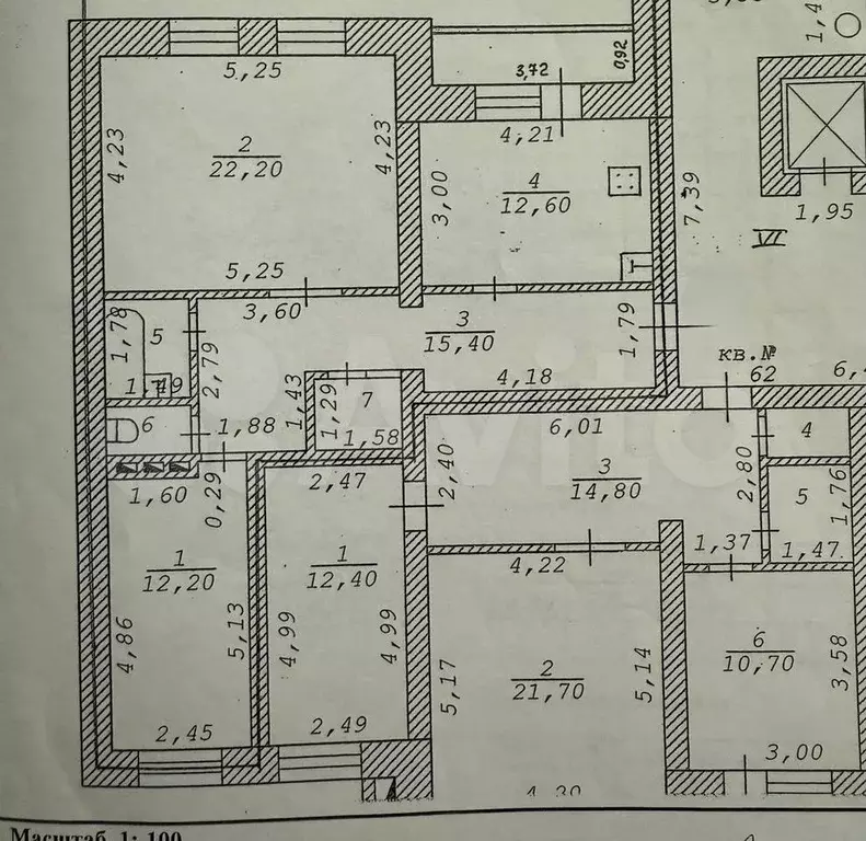 2-к. квартира, 73 м, 2/7 эт. - Фото 0