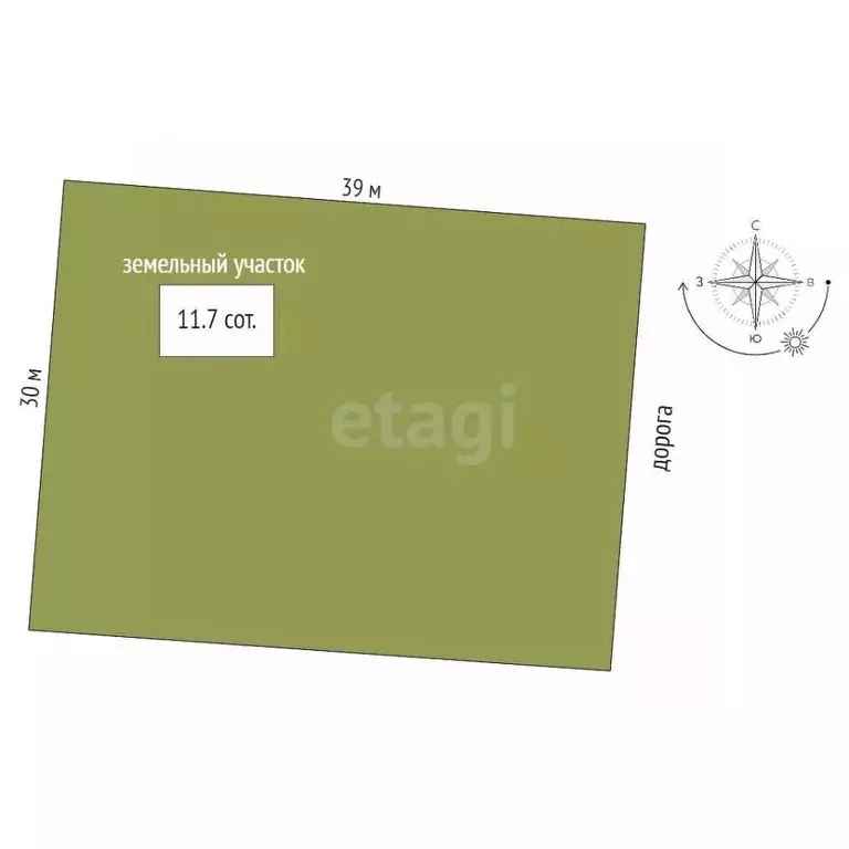 Участок в Тюменская область, Нижнетавдинский муниципальный округ, д. ... - Фото 2