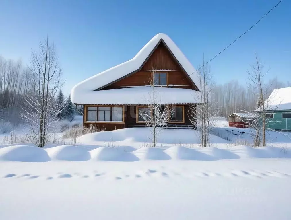 Дом в Ленинградская область, Киришский район, Кусинское с/пос, Надежда ... - Фото 1