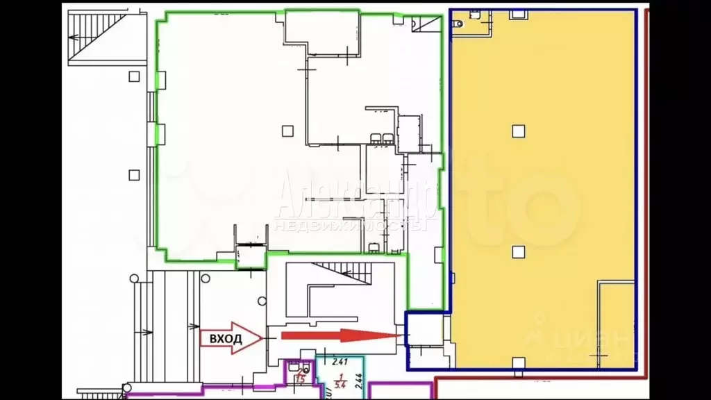 Торговая площадь в Санкт-Петербург Караваевская ул., 24К1 (14500 м) - Фото 1