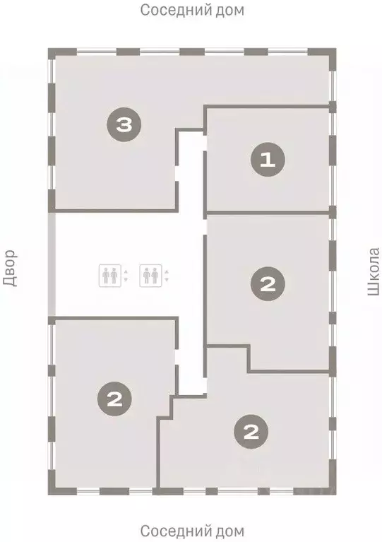 2-к кв. Новосибирская область, Новосибирск Европейский Берег мкр,  ... - Фото 1