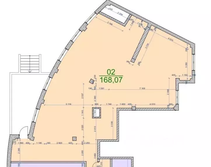 Помещение свободного назначения в Москва Ландышевая ул., 14 (168 м) - Фото 1