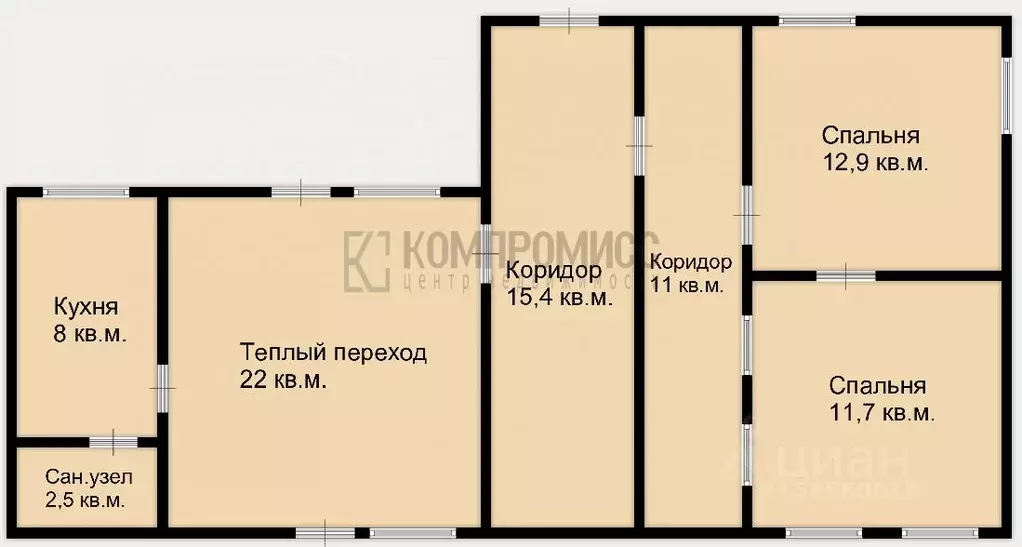 Дом в Краснодарский край, Северский район, Ильское городское ... - Фото 1