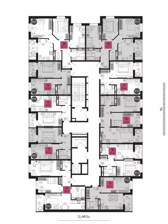 1-к кв. Ростовская область, Аксай  (33.33 м) - Фото 2