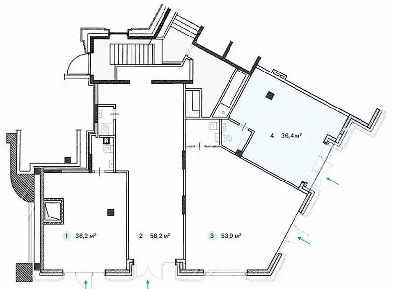 Офис (36 м) - Фото 1
